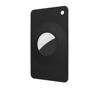 Étui portefeuille léger pour traqueur de cartes avec étui de protection anti-perte pour Airtag - Noir