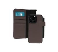 Etui portefeuille Luxe 2-en-1 amovible iPhone 13 Pro Marron