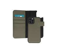 Etui portefeuille luxe 2-en-1 amovible pour iPhone 12 (Pro) - Vert