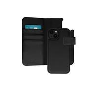 Etui portefeuille luxe 2-en-1 amovible pour iPhone 13 - Noir