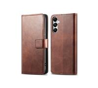 imoshion imoshion Étui de télephone portefeuille de luxe pour Samsung Galaxy A18 (4G) / A17 (4G/5G) Marron foncé Brun foncé