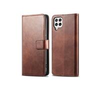 imoshion imoshion Luxe Bookcase voor de Samsung Galaxy M22 / A22 (4G) Marron foncé Brun foncé