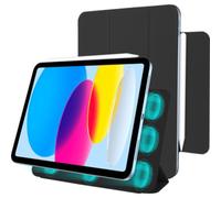 Etui portefeuille Magnetic Trifold pour Apple iPad 11 (2025/2022), noir