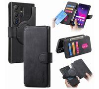 Étui portefeuille magnétique 2-en-1 pour Samsung S25 Ultra compatible avec Samsung, avec support et protection RFID Samsung Galaxy S25 Ultra