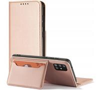Étui Portefeuille Magnétique - HURTEL - Samsung Galaxy A13 5G - Couleur Rose - Coque Rigide - Fermeture Aimantée