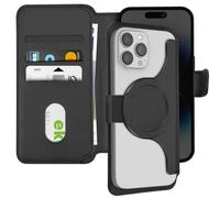 4smarts 541128 coque de protection pour téléphones portables Folio porte carte Noir Apple (brand) iPhone 12 Pro MaxiPhone 13 Pro MaxiPhone 14 PlusiPhone 14 Pro MaxUniversaliPhone 15 Pro MaxiPhone 15 P