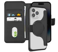 Étui Portefeuille MagSafe Universel Taille XL Fermeture Magnétique 4smarts Noir