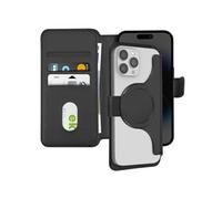 Etui Portefeuille MagSafe Universel Taille XL Fermeture Magnétique Noir