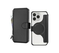 Etui Portefeuille MagSafe Universel Taille XL Protection RFID Noir