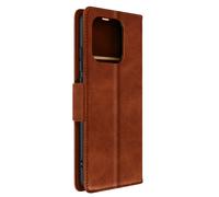 Étui Portefeuille Marron Foncé pour Xiaomi Redmi 12C Simili Cuir
