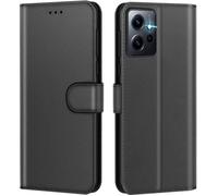Étui portefeuille - NEW&TECK - Xiaomi Redmi Note 12 4G - Fermeture magnétique - Multifonction - Noir