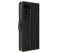 Étui Portefeuille noir anti RFID pour Honor 90 Lite