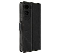 Étui Portefeuille noir anti RFID pour Honor 90 Lite