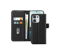 Etui portefeuille Oppo A6 Pro Noir Simili-cuir Porte-Cartes Support