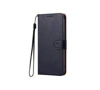 Etui Portefeuille Oppo Reno 16F / 16 FS - Dragonne, Support Pliable, Bleu Nuit