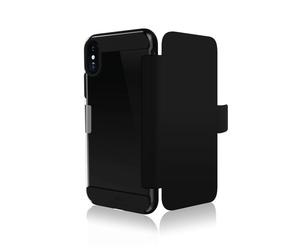 Etui Portefeuille Portfolio Air Fitness pour Apple iPhone X, Noir