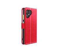 Étui Portefeuille pour Fairphone 6 avec Dragonne et Fonction Support Mayaxess Rouge