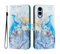 Étui portefeuille pour Fujitsu Arrows We2 / F-52E, 3 emplacements pour cartes, 1 fente pour espèces, cuir synthétique à rabat avec support, boucle magnétique, anti-choc, compatible avec sans fil