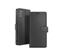 Étui Portefeuille pour Galaxy A02s / A03s avec Support et Languette Magnétique Zanaé Noir