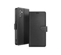 Etui Portefeuille pour Galaxy A04s / A13 5G avec Support et Languette Magnétique Zanaé Noir