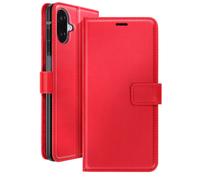 Étui Portefeuille pour Galaxy A07 avec Dragonne et Fonction Stand Mayaxess Rouge
