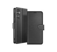 Zanaé Étui Portefeuille pour Galaxy A16, support et languette magnétique, Noir