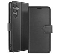 Zanaé Étui Portefeuille pour Galaxy A16, support et languette magnétique, Noir