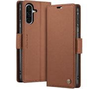 Étui Portefeuille pour Galaxy A17, Protection Anti-RFID et Support, Marron