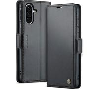 Étui Portefeuille pour Galaxy A17 Collection CaseMe Anti-RFID Noir