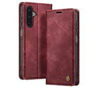 Étui Portefeuille pour Galaxy A17 Collection CaseMe Effet Vintage Bordeaux