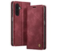 Étui Portefeuille pour Galaxy A17 Collection CaseMe Effet Vintage Bordeaux