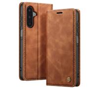 Étui Portefeuille pour Galaxy A17 Collection CaseMe Effet Vintage Camel