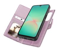 Étui Portefeuille pour Galaxy A26 Protection Anti-RFID avec Coque Détachable Mayaxess Rose champagne