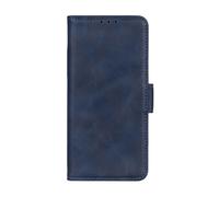 Étui portefeuille pour Galaxy A27 Effet Cuir Vintage avec Fonction Support Bleu nuit