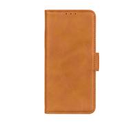 Etui Portefeuille Samsung Galaxy A27 Effet Cuir Vintage Fonction Support 3 Cartes Camel
