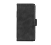 Etui portefeuille Galaxy A27 Effet Cuir Vintage Fonction Support Noir