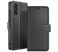 Étui Portefeuille pour Galaxy A30s / A50 / A50s Support et Languette Magnétique Zanaé Noir