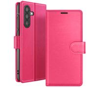 Étui Portefeuille pour Galaxy A56 / A36 avec Support et Languette Magnétique Zanaé Fuchsia
