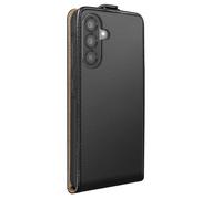 Etui Portefeuille pour Galaxy A56 Clapet Vertical avec Languette Magnétique Noir