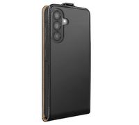 Étui Portefeuille pour Galaxy A56 Clapet Vertical avec Languette Magnétique Noir