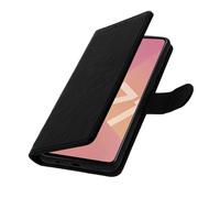 Étui Portefeuille pour Galaxy A71 Série Chesterfield avec Fonction Support Noir