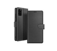 Etui Portefeuille pour Galaxy S20 avec Fonction Support et Languette Magnétique Zanaé Noir