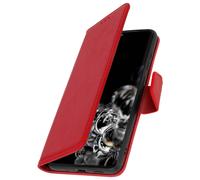 Étui Portefeuille pour Galaxy S20 Ultra en Cuir Premium avec Fonction Stand Rouge