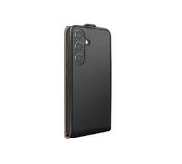 Étui Portefeuille pour Galaxy S25 FE Clapet Vertical avec Languette Magnétique Noir