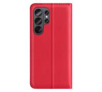 Étui Portefeuille pour Galaxy S26 Ultra Anti-RFID Compatible Charge Sans Fil Qi Dux Ducis Rouge
