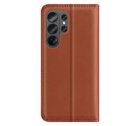 Étui Portefeuille pour Galaxy S26 Ultra Anti-RFID Compatible Charge Sans Fil Qi Dux Ducis Marron
