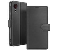 Étui Portefeuille pour Galaxy XCover 5 avec Support et Languette Magnétique Noir