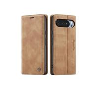 Etui Portefeuille pour Google Pixel 10 / 10 Pro Collection CaseMe Marron clair