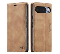 Etui Portefeuille pour Google Pixel 10 / 10 Pro Collection CaseMe Marron clair
