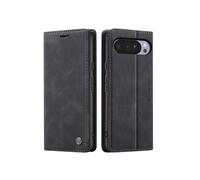Avizar Étui Portefeuille pour Google Pixel 10 / 10 Pro Collection CaseMe Noir